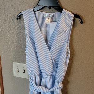 Love...ady ladies sleeveless dress M seersucker